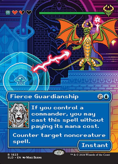 Fierce Guardianship (Rainbow Foil) - Secret Lair Drop Series - R - 1823