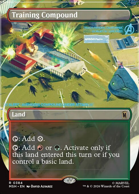 Training Compound (Borderless) - Marvel Super Heroes - R - 384