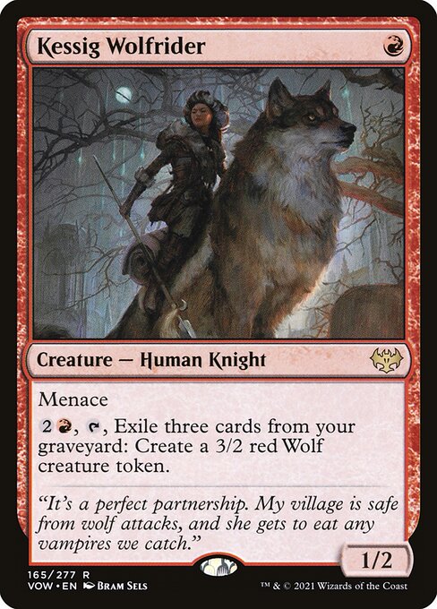 Kessig Wolfrider - Innistrad: Crimson Vow - R - 165