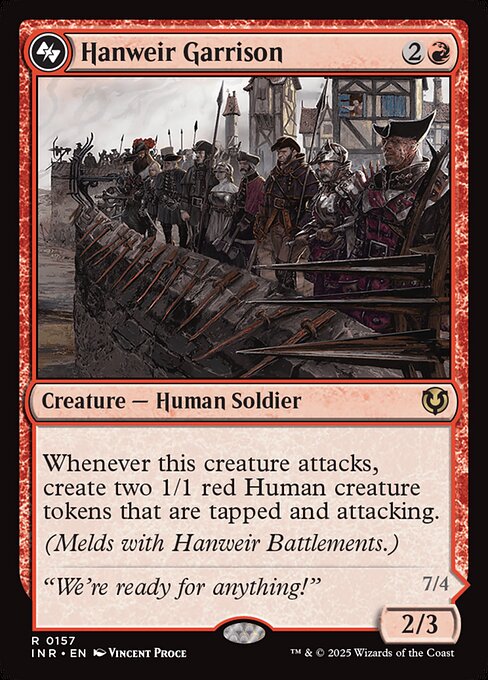 Hanweir Garrison - Innistrad Remastered - R - 157