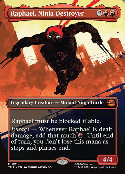 Raphael, Ninja Destroyer (Borderless) - Teenage Mutant Ninja Turtles - M - 218