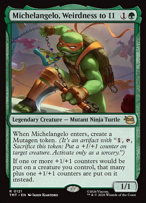 Michelangelo, Weirdness to 11 - Teenage Mutant Ninja Turtles - R - 121
