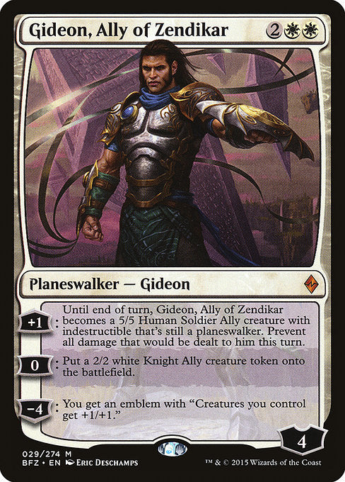 Gideon, Ally of Zendikar - Battle for Zendikar - M - 29