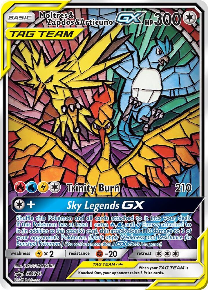 Moltres & Zapdos & Articuno GX - SM Promos - Promo - SM210