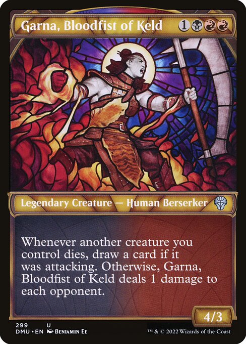 Garna, Bloodfist of Keld (Showcase) - Dominaria United - U - 299