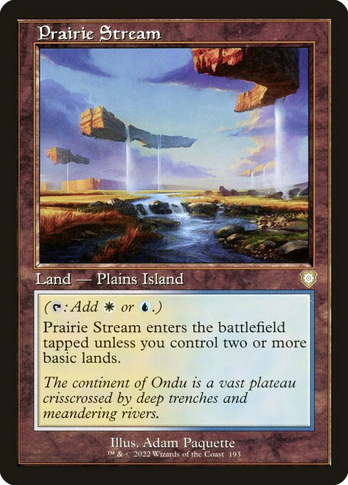Prairie Stream (Retro Frame) - Commander: The Brothers' War - R - 193