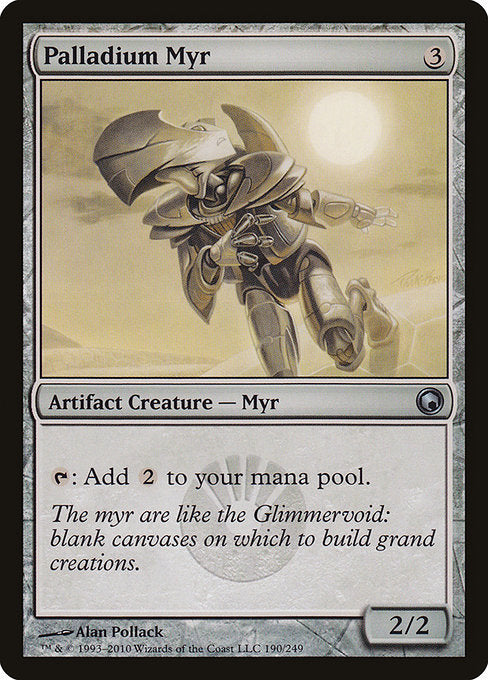 Palladium Myr - Scars of Mirrodin - U - 190