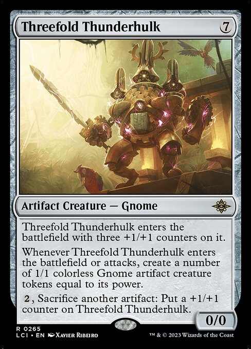 Threefold Thunderhulk - The Lost Caverns of Ixalan - R - 265