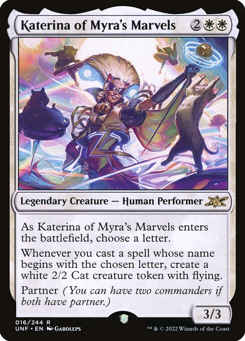 Katerina of Myra's Marvels - Unfinity - R - 16
