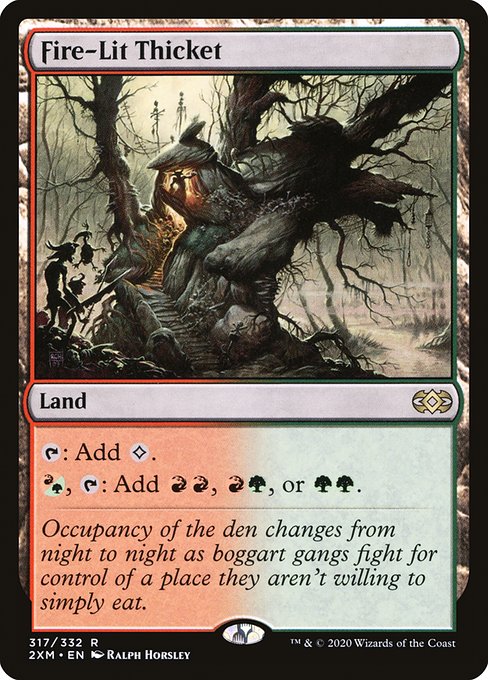 Fire-Lit Thicket - Double Masters - R - 317