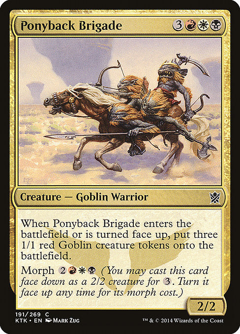 Ponyback Brigade - Khans of Tarkir - C - 191
