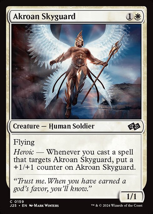 Akroan Skyguard - Foundations Jumpstart - C - 159