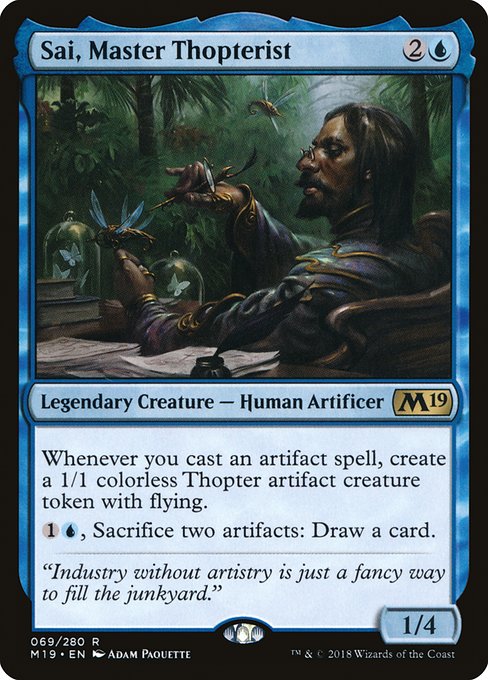 Sai, Master Thopterist - Core Set 2019 - R - 69