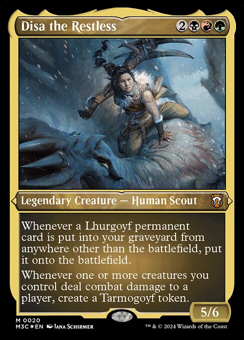 Disa the Restless (Foil Etched) - Commander: Modern Horizons 3 - M - 20