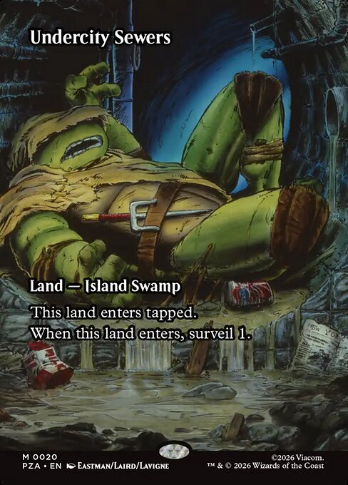 Undercity Sewers (Borderless) - Teenage Mutant Ninja Turtles Source Material - M - 20