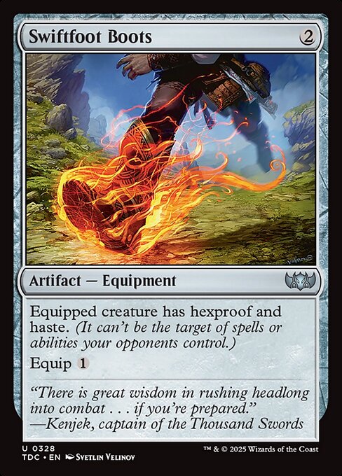 Swiftfoot Boots - Commander: Tarkir: Dragonstorm - U - 328