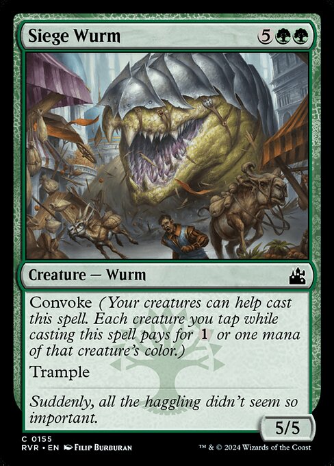 Siege Wurm - Ravnica Remastered - C - 155