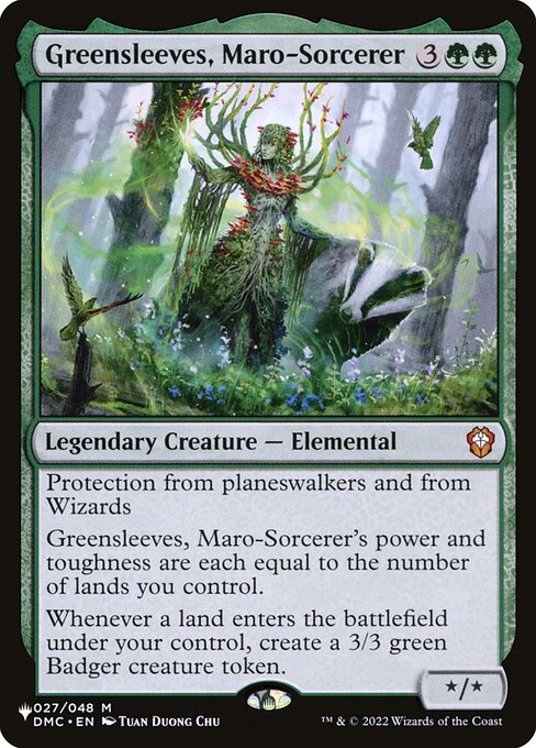 Greensleeves, Maro-Sorcerer - The List Reprints - M - 027/048