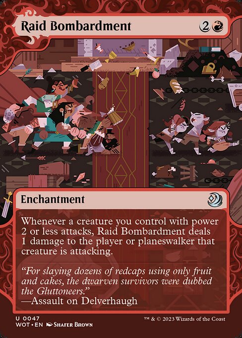 Raid Bombardment - Wilds of Eldraine: Enchanting Tales - U - 47