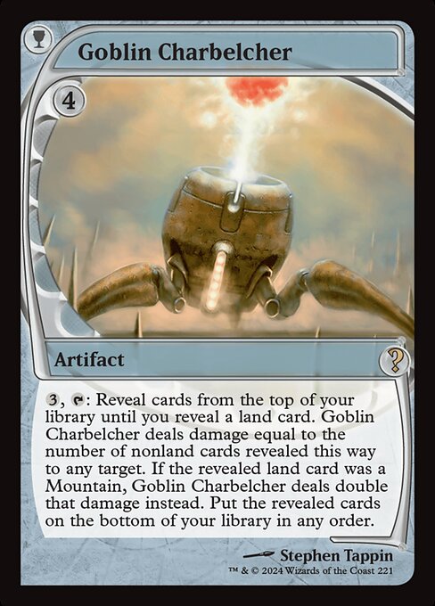 Goblin Charbelcher (Future Sight) - Mystery Booster 2 - R - 221
