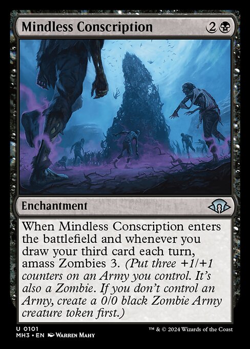 Mindless Conscription - Modern Horizons 3 - U - 101