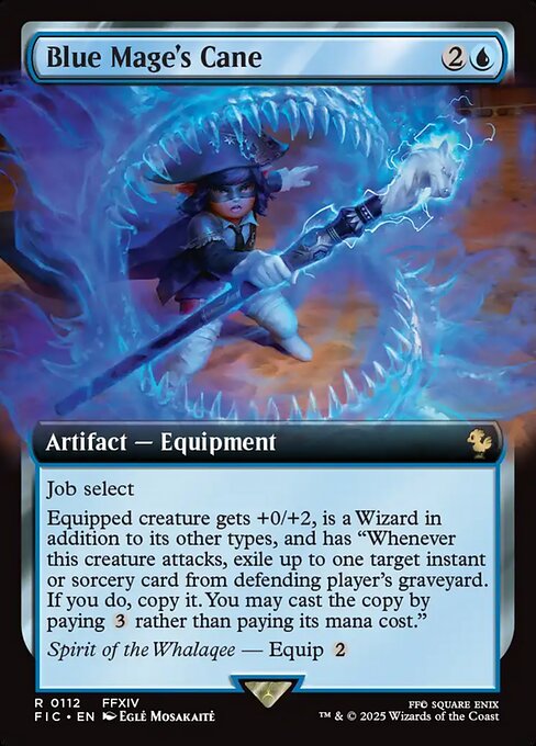 Blue Mage's Cane (Extended Art) - Commander: FINAL FANTASY - R - 112