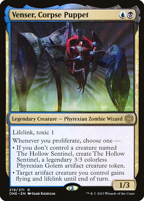 Venser, Corpse Puppet - Phyrexia: All Will Be One - R - 219