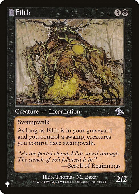 Filth - The List Reprints - U - 66/143