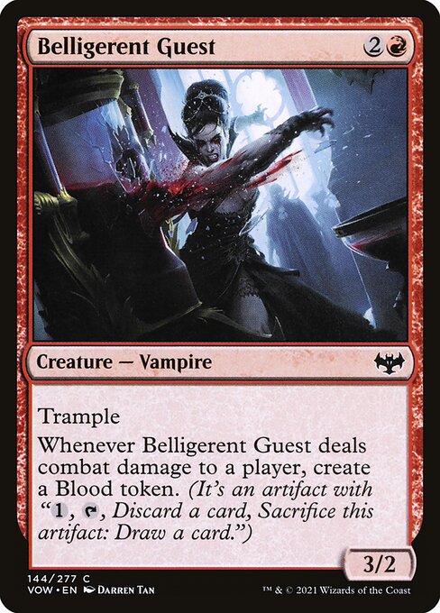 Belligerent Guest - Innistrad: Crimson Vow - C - 144