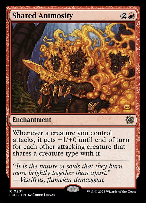 Shared Animosity - Commander: The Lost Caverns of Ixalan - R - 231