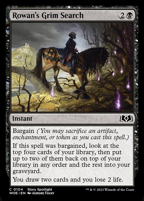 Rowan's Grim Search - Wilds of Eldraine - C - 104
