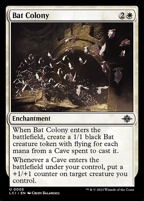 Bat Colony - The Lost Caverns of Ixalan - U - 5