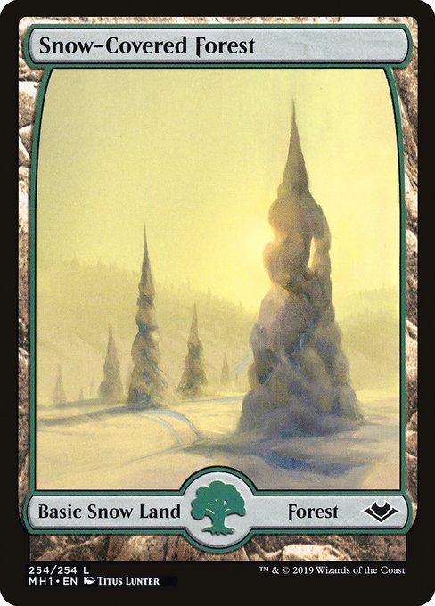 Snow-Covered Forest - Modern Horizons - L - 254