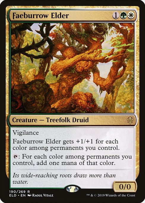 Faeburrow Elder - Promo Pack: Throne of Eldraine - R - 190
