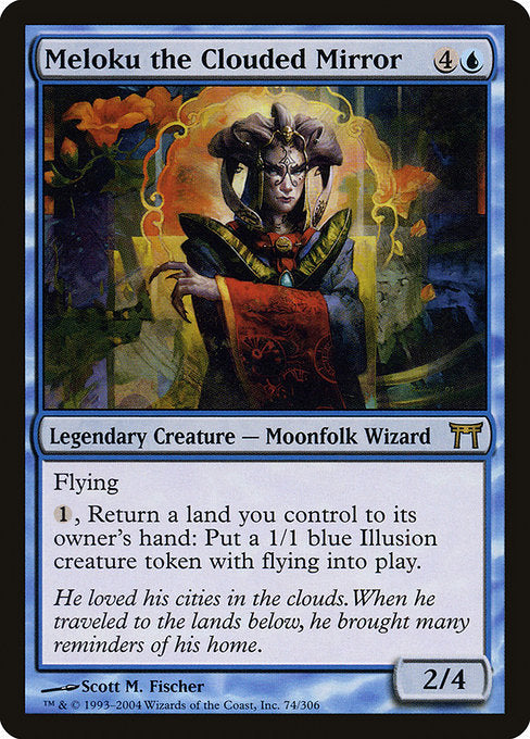 Meloku the Clouded Mirror - Champions of Kamigawa - R - 74