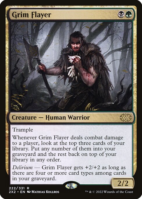 Grim Flayer - Double Masters 2022 - R - 222