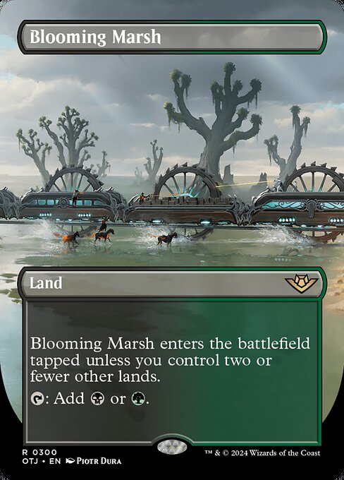 Blooming Marsh (Borderless) - Outlaws of Thunder Junction - R - 300