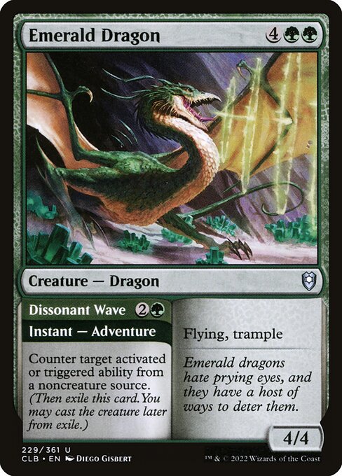 Emerald Dragon - Commander Legends: Battle for Baldur's Gate - U - 229