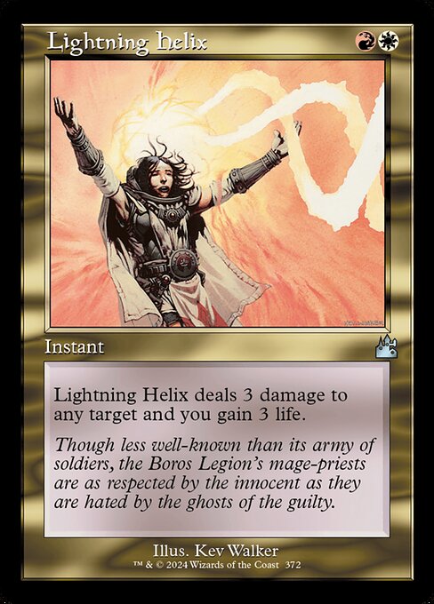 Lightning Helix (Retro Frame) - Ravnica Remastered - U - 372