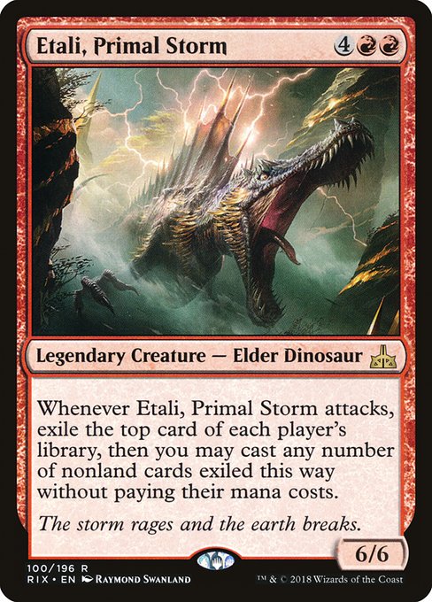 Etali, Primal Storm (RIX) - Prerelease Cards - R - 100