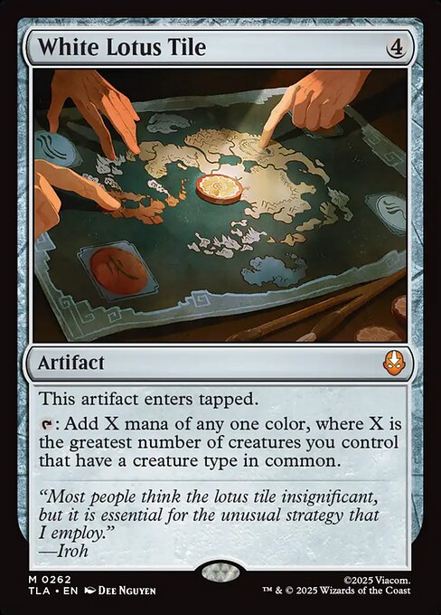 White Lotus Tile - Avatar: The Last Airbender - M - 262