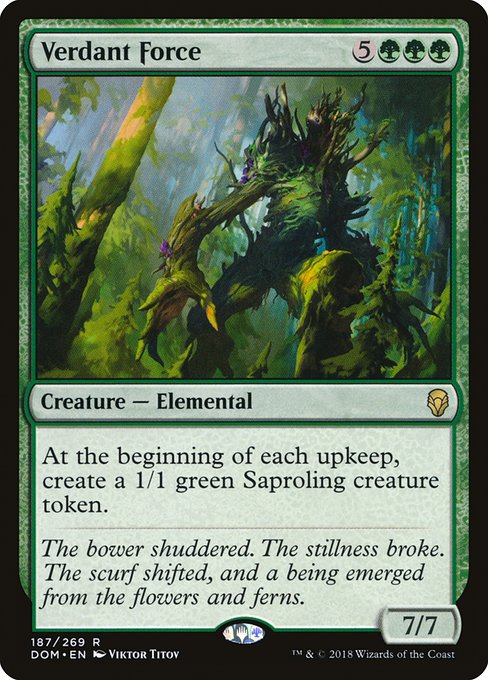 Verdant Force - Dominaria - R - 187