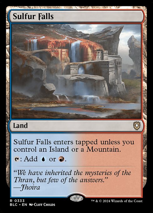 Sulfur Falls - Commander: Bloomburrow - R - 333