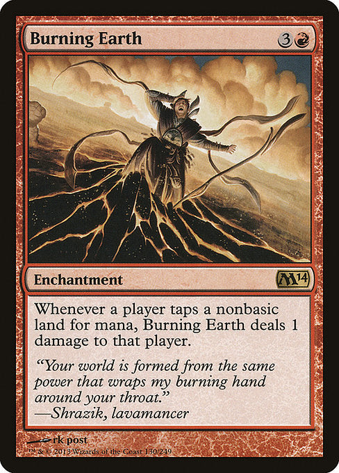 Burning Earth - Magic 2014 (M14) - R - 130