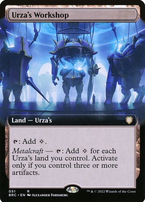Urza's Workshop (Extended Art) - Commander: The Brothers' War - R - 51