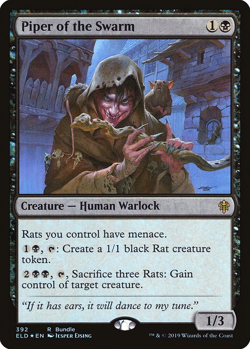 Piper of the Swarm (ELD Bundle) - Unique and Miscellaneous Promos - R - 392