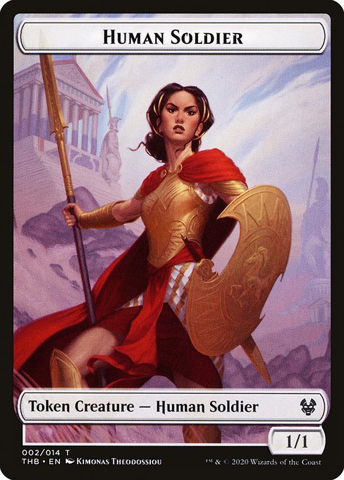 Human Soldier Token - Theros Beyond Death - T - 2