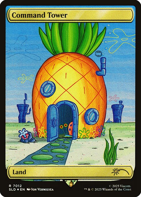 Command Tower (7012) (Rainbow Foil) - Secret Lair Drop Series - R - 7012