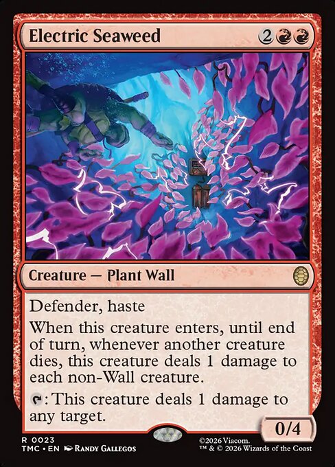 Electric Seaweed - Commander: Teenage Mutant Ninja Turtles - R - 23