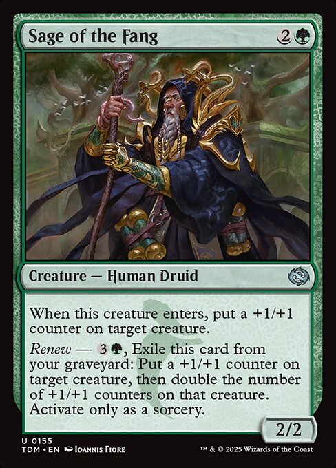 Sage of the Fang - Tarkir: Dragonstorm - U - 155